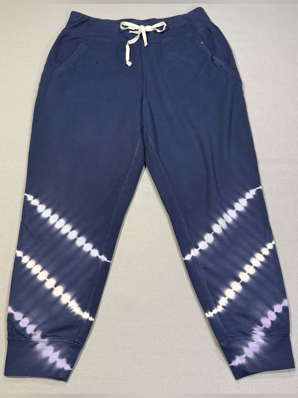 Livi Women’s Sz 14/16 Blue Tie Dye Jogger Drawstring Lounge Athleisure